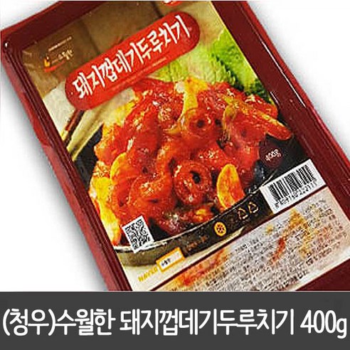 수월한 돼지껍데기두루치기 400g, 5개