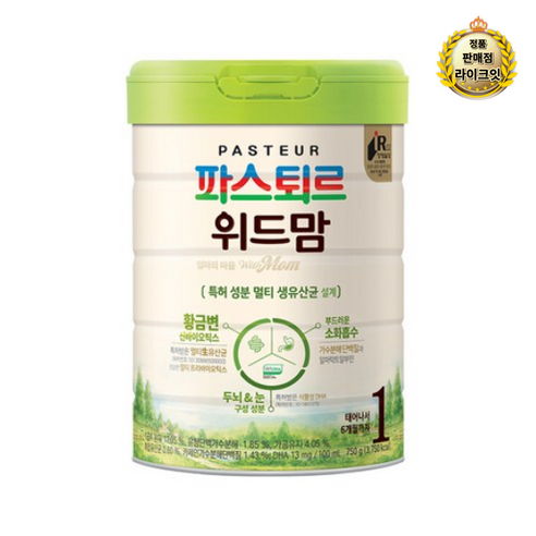 항로타 엄마의 마음 위드맘 1단계, 750g, 14개 750g × 14개 섬네일