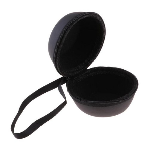 가방 블랙 그립 볼 홀더 가을 방지 Wrisl 템 파우치 방수 충격 방지 상자, 9.5x9.5cm, 플라스틱