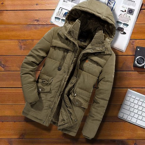 겨울 자켓 남성 모피와 함께 두꺼운 자켓 따뜻한 파카 추운 날씨 의류 남성 야외 자켓 Windproof 플러스 크기