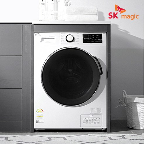 [직배송무료설치] SK매직 WMT-900FL 빌트인 드럼세탁기 9KG, 화이트