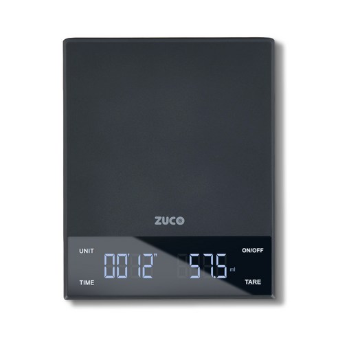 주코 0.1g 초정밀 전자 타이머 커피 저울 1kg, ZS-KN2002B, 1개