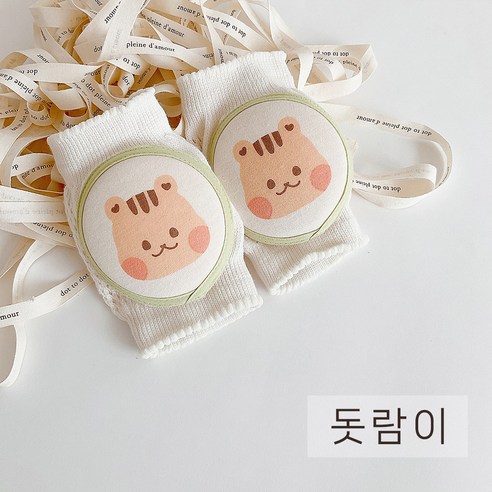돗투돗 롤리팝 무릎 보호대, 돗람이, 1세트