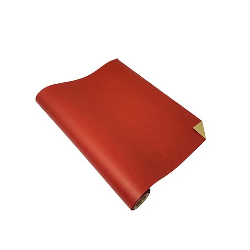 양면 포장지 크리스마스 종이 롤 포장지 18m, 레드