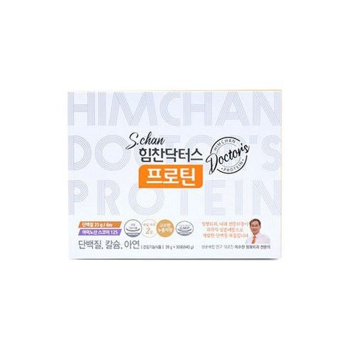 건강에 필요한 영양관리 힘찬닥터스 프로틴 단백질보충제 1box(30포), 840g, 1개