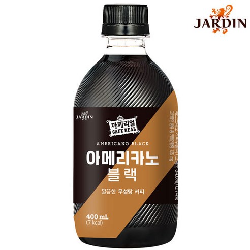 쟈뎅 까페리얼 아메리카노 블랙 400ml, 40개