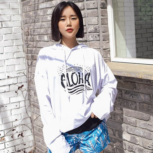 베라프 남여공용 커플 무크 후드 래쉬가드 상의