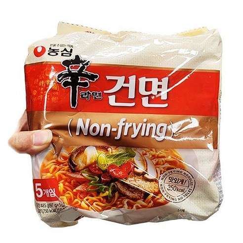 농심 농심 신라면 건면 975g X 5입, 5개