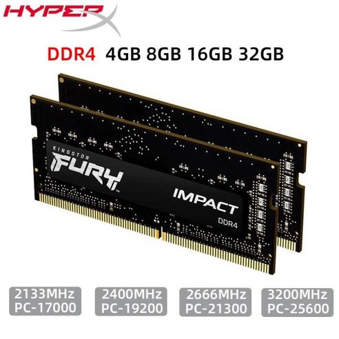 메모리 DDR4 노트북 RAM 8GB 16GB 32GB 3200MHz 2133 2400 2666MHz 260 핀 1.2V PC4-21300 DDR4 SODIMM Hyp, 04 8GB DDR4 2133MHZ 노트북램32기가 Best Top5