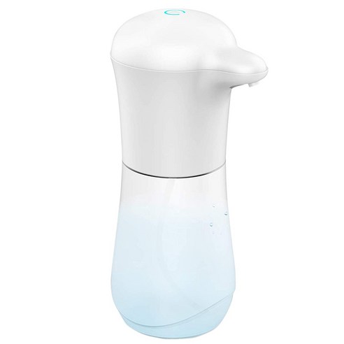 자동 터치가없는 비누 디스펜서 빠른 유도 적외선 센서 배터리 액체 발포 핸드 살균기 병 기계, 하나, 하얀