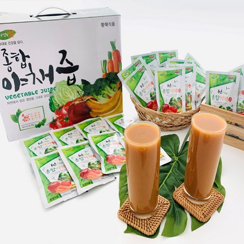 양배추 당근 브로콜리 사과 바나나 야채즙 다이어트 종합야채즙 30포50포, 5L, 1개