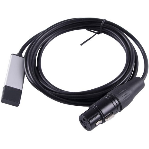 USB-DMX 인터페이스 어댑터 DMX512 컴퓨터 스테이지 조명 컨트롤러 조광기 USB LED Dmx512 인터페이스(CD 포함), [01] black, 1개