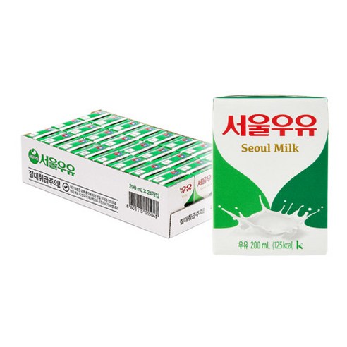 서울우유 멸균우유 1000ml 1박스 10개, 1L