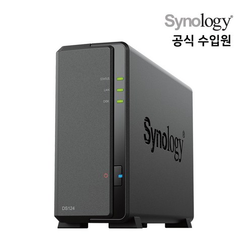 DS124 시놀로지 나스 DS124 1Bay NAS 스토리지 케이스