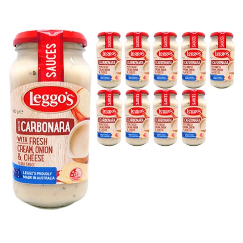 레고스 까르보나라 파스타 소스, 490g, 10개