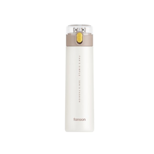 보보룸 슬라이딩 원터치 빨대 텀블러, 아이보리, 180ml