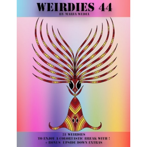 Weirdies 44: Color A Weirdie A Day Paperback, Global Doodle Gems