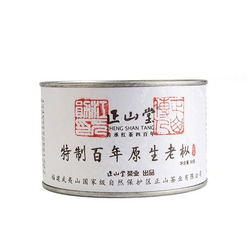 2024년햇차(해외직구z002)정산당 백년노총 정산소종 홍차 50g 캔 (002001), 1개, 1개입