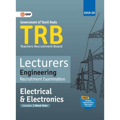 Trb 2019-20: Lecturers Engineering - Electrical & Electronics Engineering Paperback, G.K Publications Pvt.Ltd, English, 9789389718034