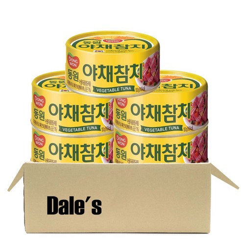 데일즈기획 동원 야채참치, 100g, 5개