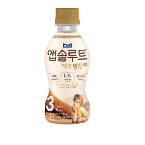 리뉴얼 앱솔루트 명작 액상 2FL 분유 3단계, 240ml, 27개 240ml × 27개 섬네일