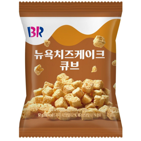 베스킨라빈스 뉴욕치즈케잌 큐브 52g 30개입