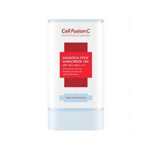 셀퓨전씨 아쿠아티카 스틱 썬스크린 100 SPF 50+ PA++++, 19g, 2개