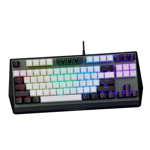 유선 기계식 게임용 키보드 노트북 데스크탑 게임용 프로그래밍 가능한 RGB 백라이트, 382.25x157.51x36.26mm, ABS, 빨간 스위치