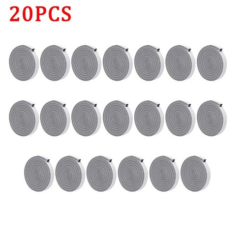 흡음재 방음재 회색 문 창문 방음 씰링 스폰지 접착식 자체 접착 스트립 슬라이딩 문짝 캐비닛 테이프 40 개, [02] 5PCS, [02] 200x3x1cm