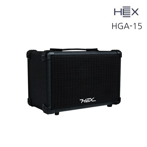 HEX 일렉기타 앰프 HGA-15, BK (블랙), 1개