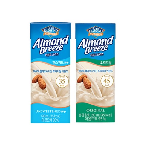 아몬드 브리즈 오리지널 190ml x 24팩, 상세페이지 참조, 상세페이지 참조