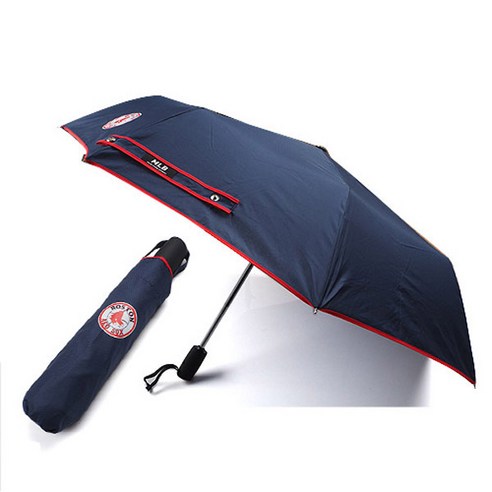 MLB 보스턴 레드삭스 3단 완전 자동 우산