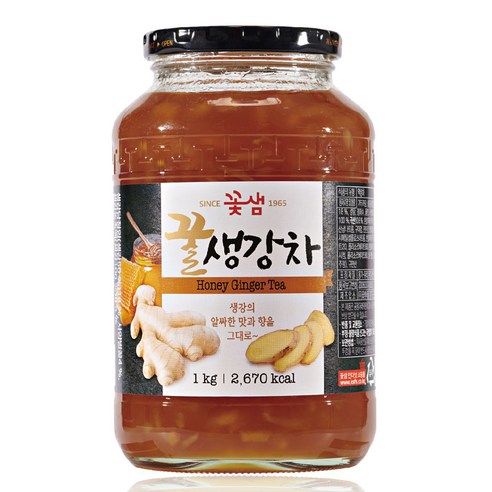 꽃샘식품 꿀생강차 S, 1kg, 1개입, 2개