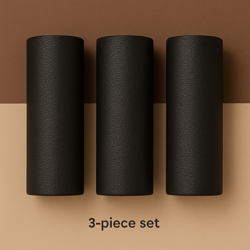 미니폼롤러 하드 EPP 셀프 발바닥 마사지 근막이완 필라테스 도구, 3개, 블랙