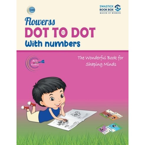 SBB Flowers Dot to Dot Activity Book Paperback, Swastick Book Box