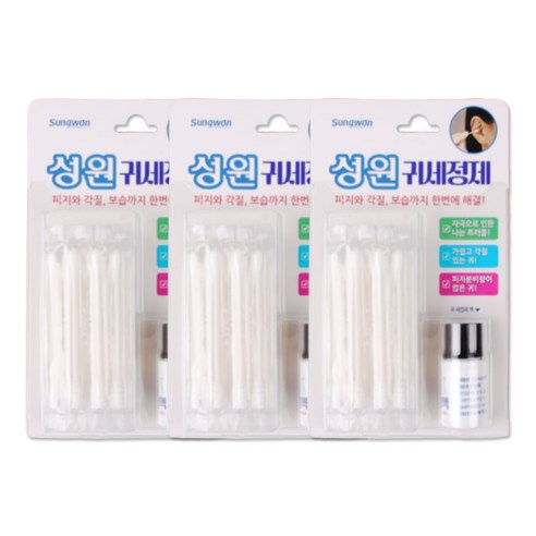 성원 귀 클린세트 30p + 8ml, 6개, 1세트