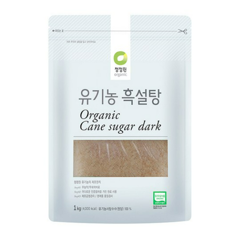 [청정원] 유기농 설탕 흑설탕, 1kg, 1개