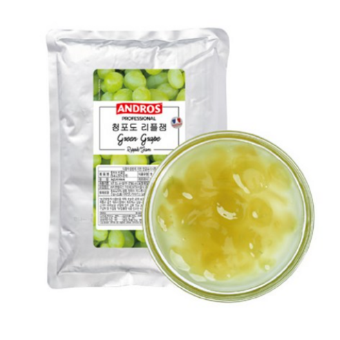 안드로스 청포도 리플잼, 1kg, 1개