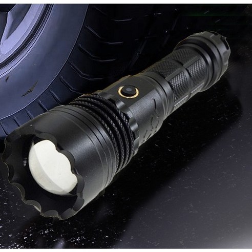 강력한 조명과 편리한 충전을 갖춘 손전등