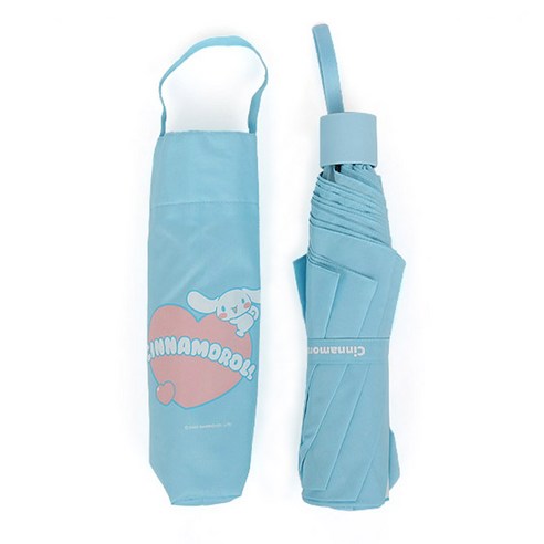 산리오 시나모롤 심플 3단우산 휴대용 수동 55 우산