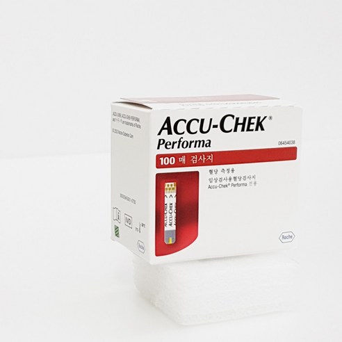 정확하고 신뢰할 수 있는 혈당 측정을 위한 아큐첵 퍼포마 혈당측정 검사지