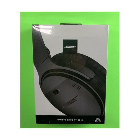 NEW 보스 콰이어트컴포트 35 II 무선 헤드폰 QC 35 II 노이즈 캔슬링 블랙