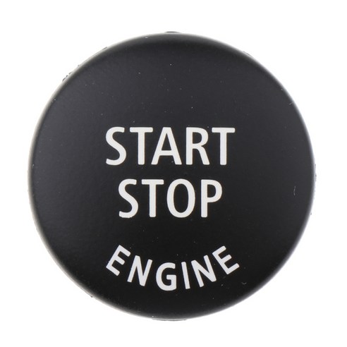 BMW E60 92 93 레드용 엔진 스타트-스톱 스위치 커버 데칼 장식 스타일링, 블랙, 설명, 플라스틱