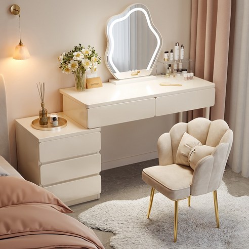 나만의 공간을 디자인하다: PercyLy 다용도 화장대로 완성하는 꿈결 같은 하루 확장형화장대