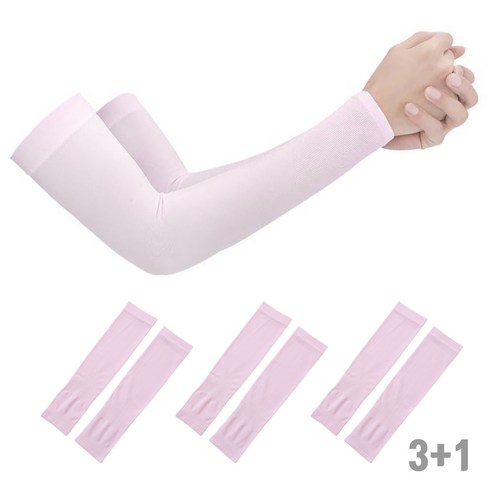 판다야 남녀공용 아이스 자외선차단 쿨토시 2p, 판다야 핑크 3+1