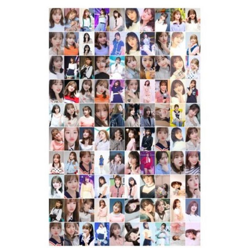 안유진 굿즈 아이즈원 아이브 (IVE) 굿즈 아이돌굿즈 포카 100장 포토카드 4종 모음, 세트2