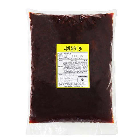마라샹궈 마라소스 마라샹궈소스 중국식재료 마라샹궈만들기 마라룽샤 중국음식 업소용마라소스 5kg, 1개