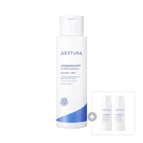 에스트라 아토베리어365 하이드로 수딩크림 60ml 1개 + 증정(하이드로 에센스 25ml 3개), 에스트라 아토베리어365 하이드로 에센스+증정