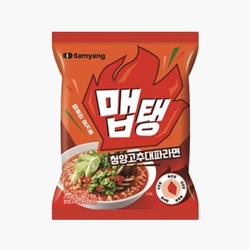 삼양 맵탱 청양고추대파라면 멀티팩 440g 4개