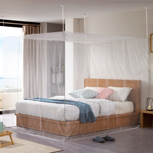 알뜨리 캐노피 사각 모기장 단품, 여름철 필수 아이템 아기침대캐노피